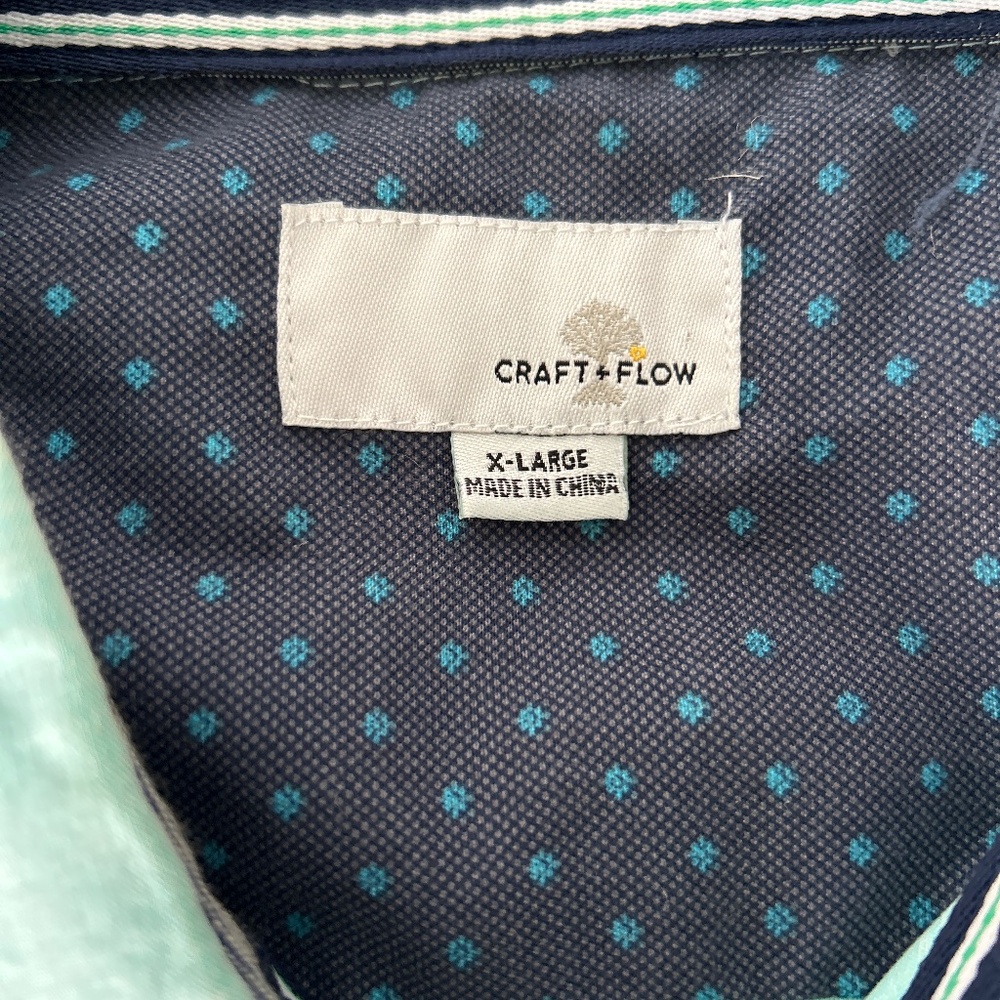 Craft And Flow Short Sleeve Button Up Size Xl - image 4
